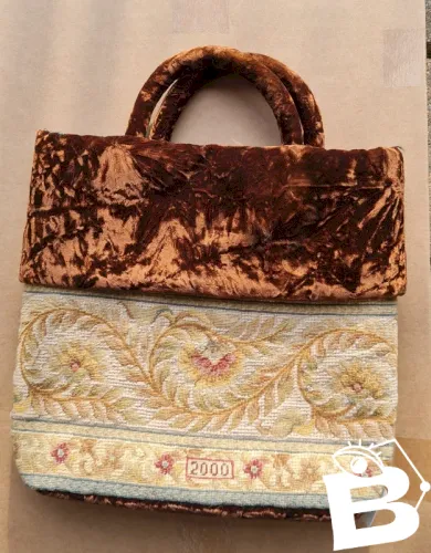 Sac à main vintage neuf Rachel paris en velours