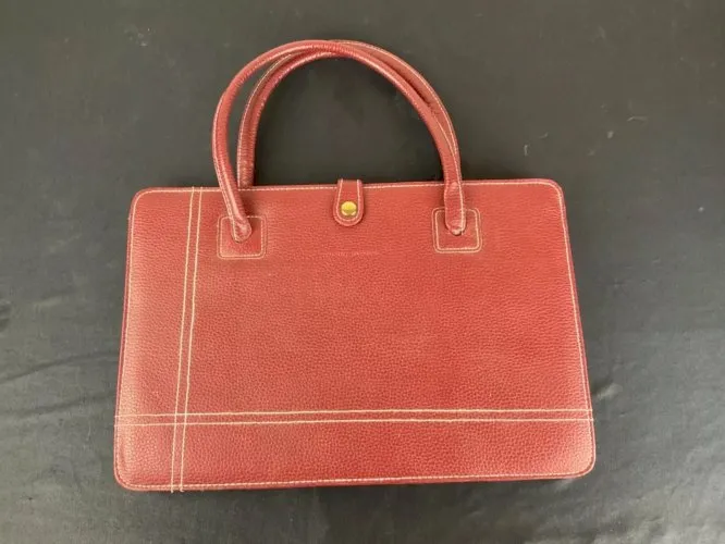 Sac Pochette Vintage Pierre Balmain Bordeau