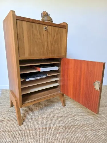 Secrétaire vintage style scandinave 1950/60