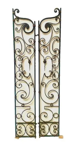Séparation a deux vantaux en fer forgé XX siècle