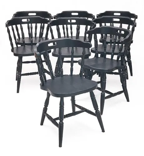 Set de 8 chaises bistrot "Cabriolet"