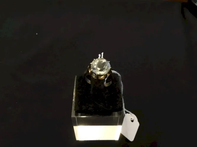 Solitaire en argent vermeil