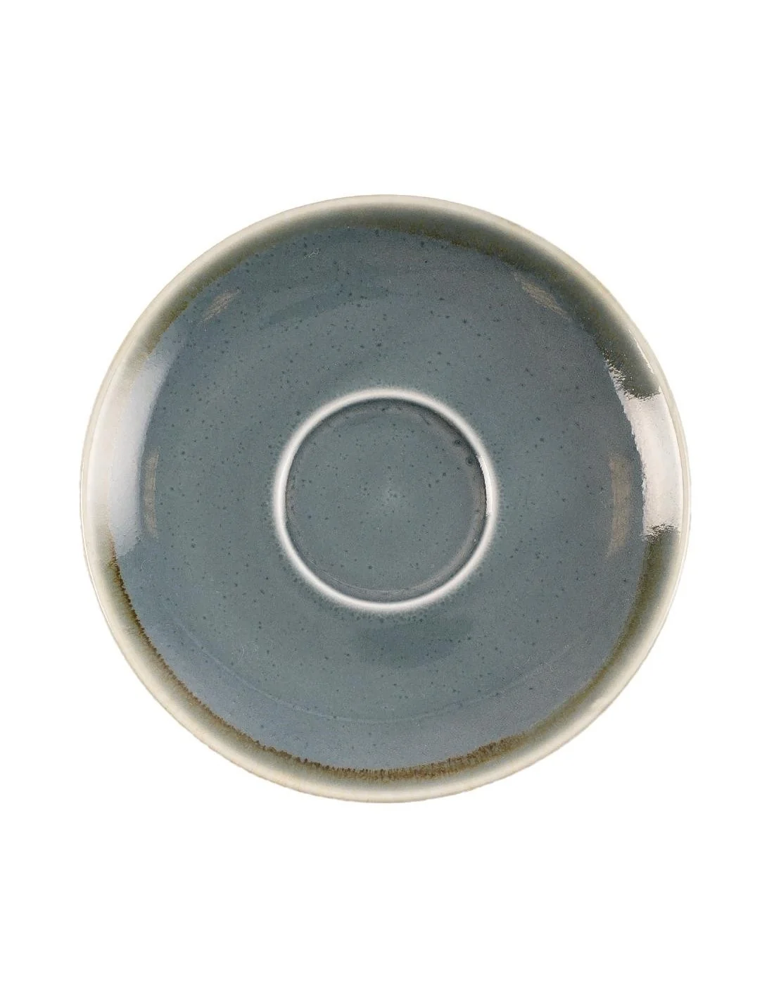 Soucoupe couleur océan Olympia Kiln pour GP330 140mm (Lot de 6)