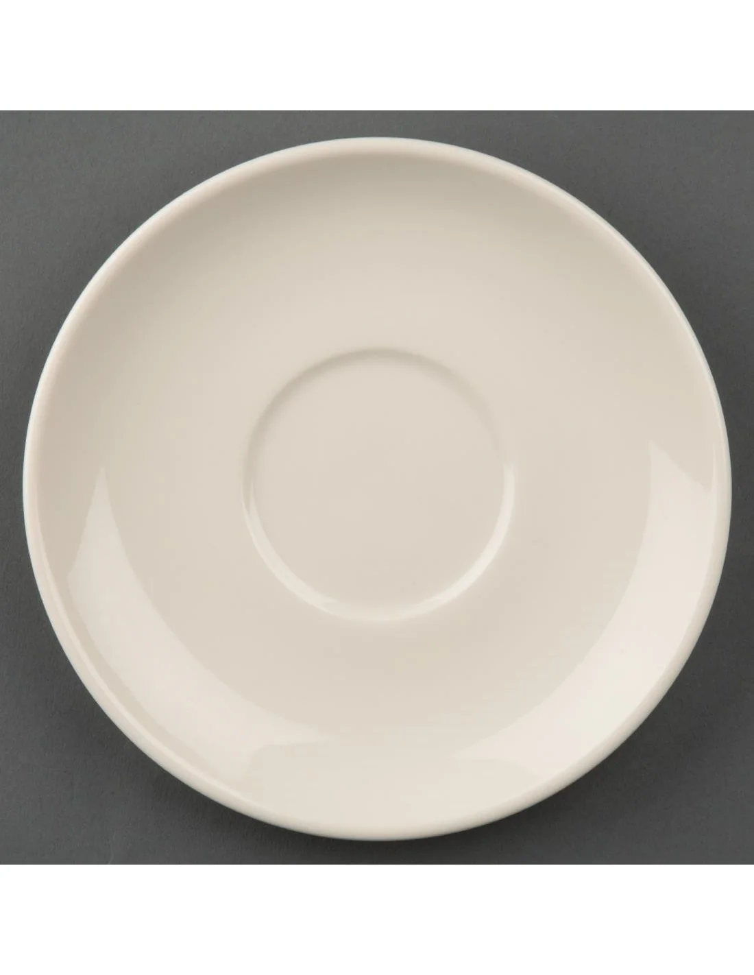 Soucoupes empilables Ivory Olympia (lot de 12)