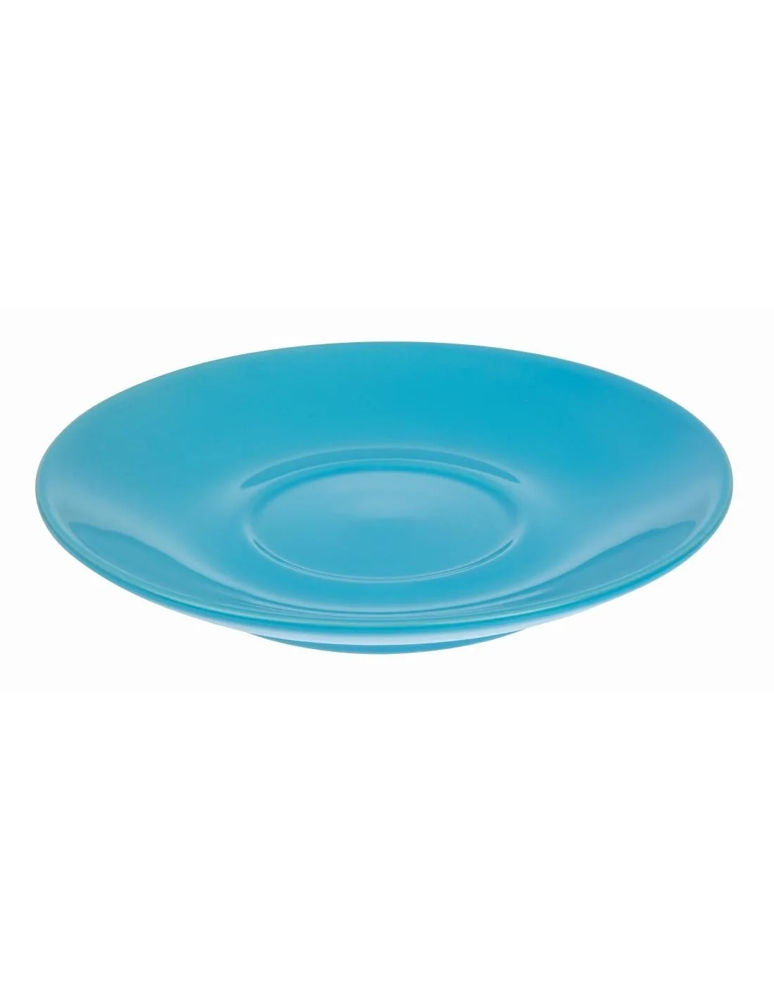Soucoupes Olympia Café bleues 158mm (lot de 12)