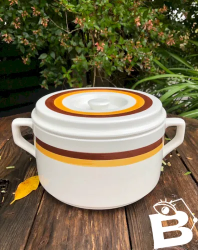 Soupière vintage Moulin des Loups