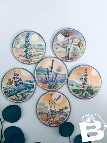 Sous verres Yves Calméjane
