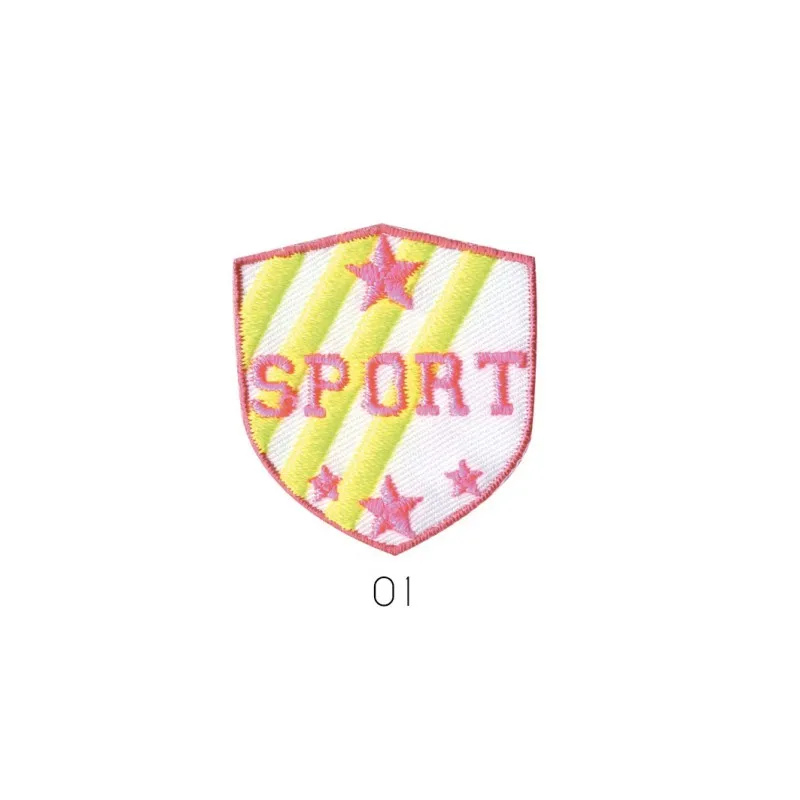 Sport fluo/lurex 4x3,5 - Rose fluo