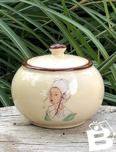 Sucrier boule vintage Ty Breizh