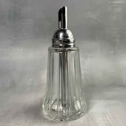 Sucrier saupoudreuse à sucre en cristal Haut.~ 16 cm