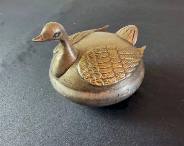 Sucrier/bonbonnières DESIGN CANARD dlg MAURO MANETTI 1960