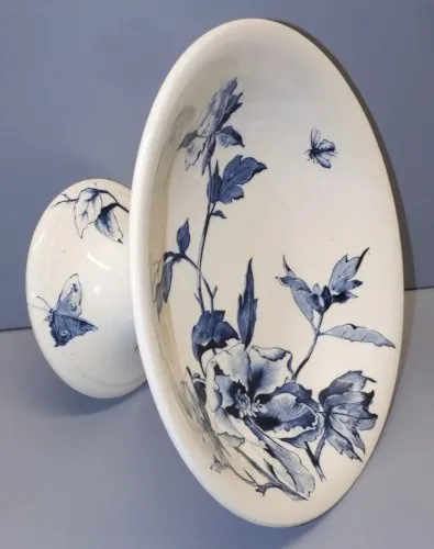 - SUPERBE COMPOTIER FAIENCERIE de GIEN modèle été collection déco table  D