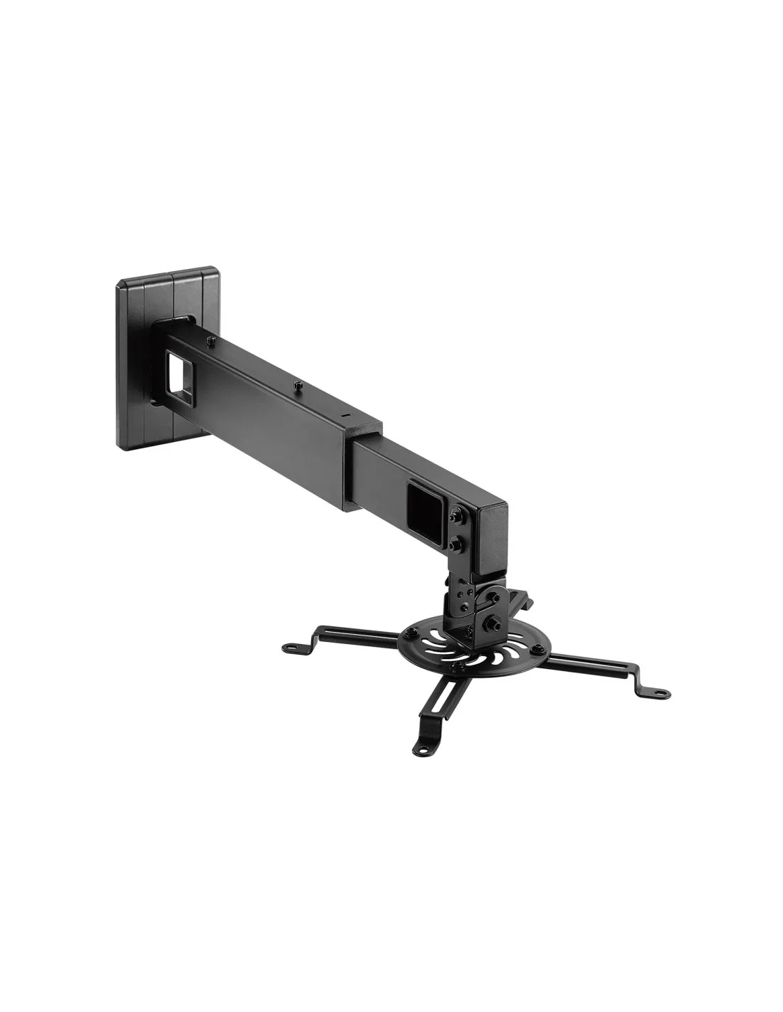 Support mural vidéoprojecteur, Longueur réglable 46-60cm, Noir