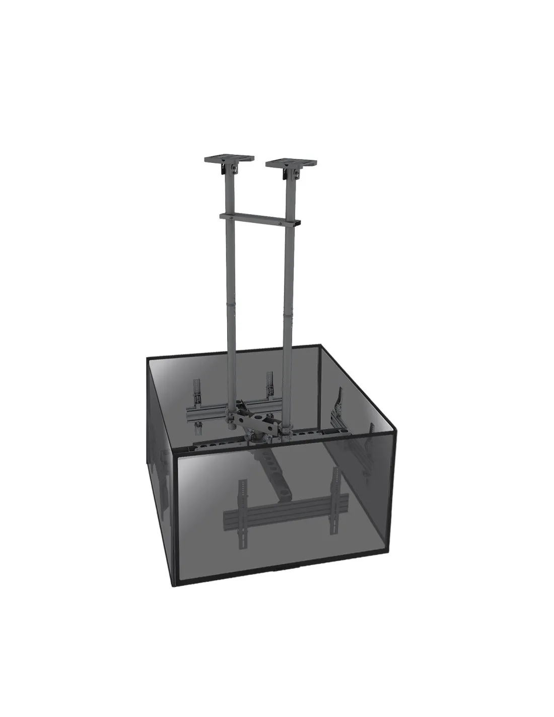 Support plafond pour 4 écrans TV 50''- 75''