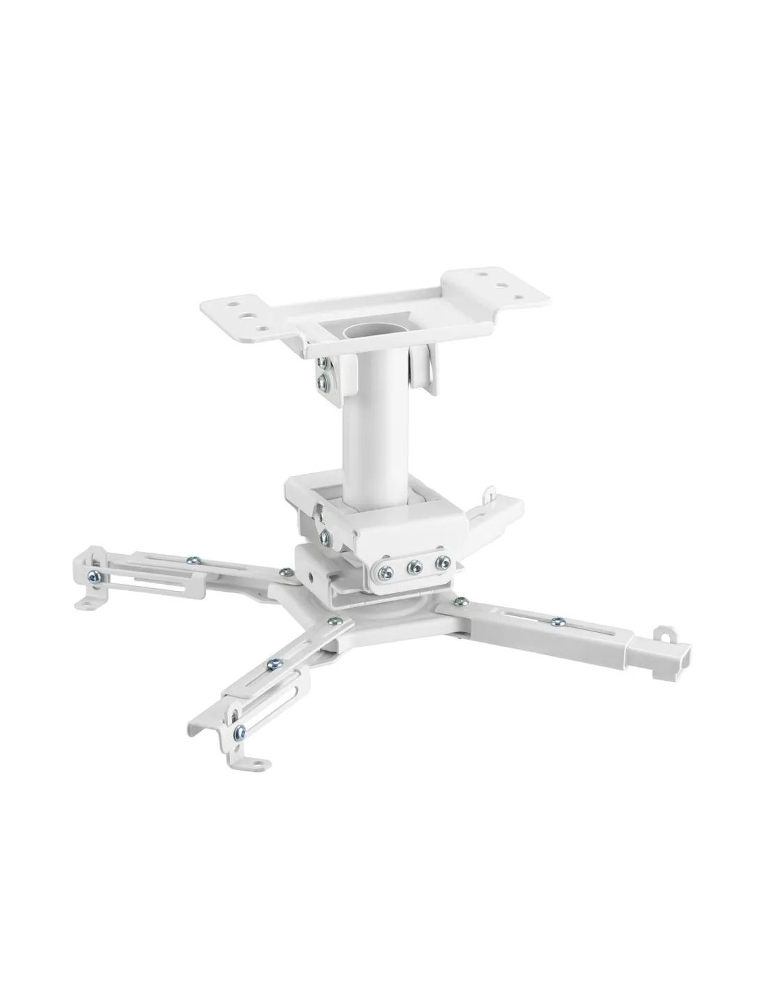 Support plafond vidéoprojecteur, Hauteur 25cm, Blanc