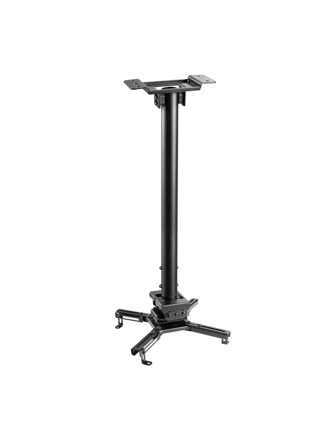 Support plafond vidéoprojecteur, Hauteur 60-90cm, Noir