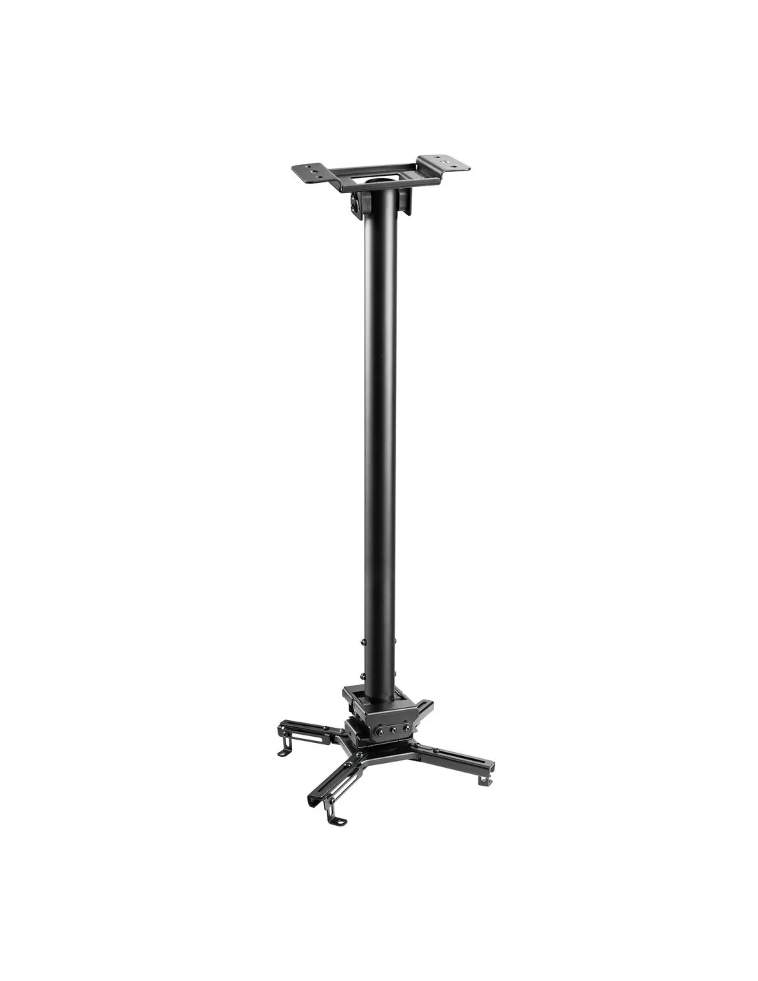 Support plafond vidéoprojecteur, Hauteur 75-115cm, Noir