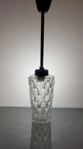 Suspension en verre vintage