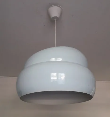 Suspension métal bleu