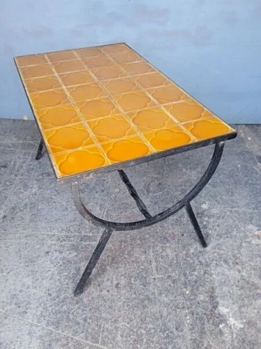 Table basse ceramique Vintage 1960