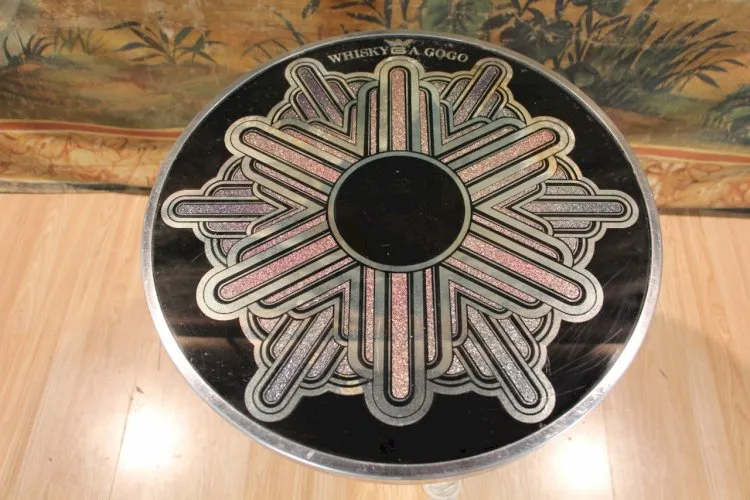 Table bistrot Guéridon Whiskey A Go Go, 1960s