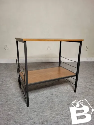 Table bout de canapé modulable années 60
