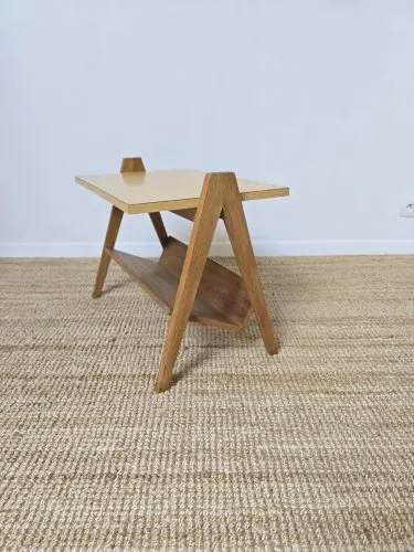 TABLE D'APPOINT VINTAGE Style GUILLERME et CHAMBRON MID COUNTRY DESIGN 1950/60