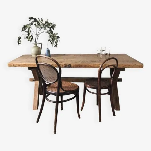 Table de ferme en bois massif