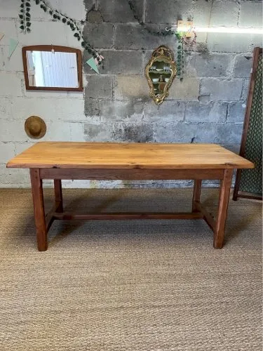 Table de ferme en chêne massif