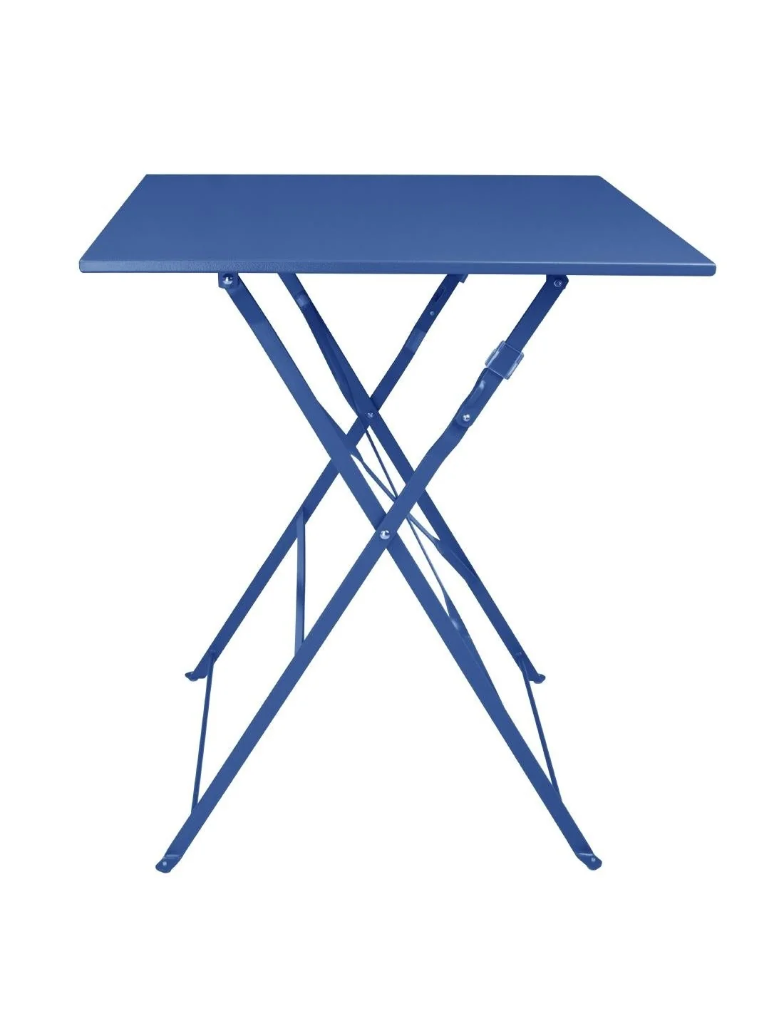 Table de terrasse carrée Bolero Perth bleu marine foncé