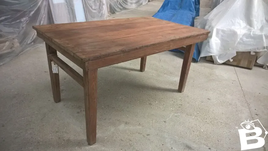 Table en teck birman massif