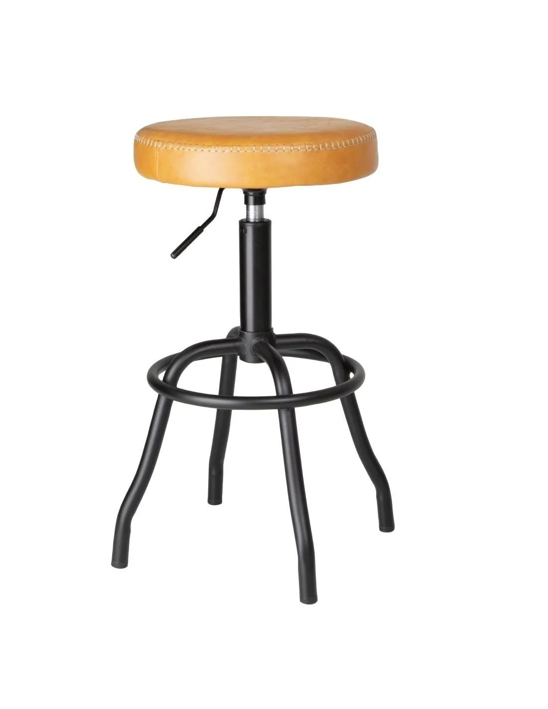 Tabouret de bar en PU Bolero Brooklyn caramel