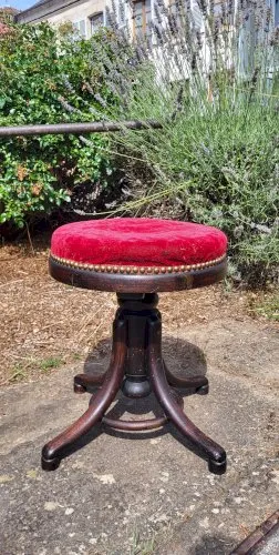 Tabouret de Piano à vis, Thonet XIXème