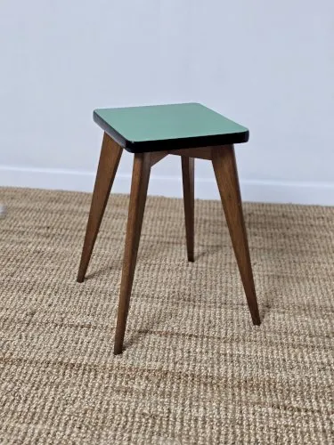 Tabouret vintage pieds compas 1960