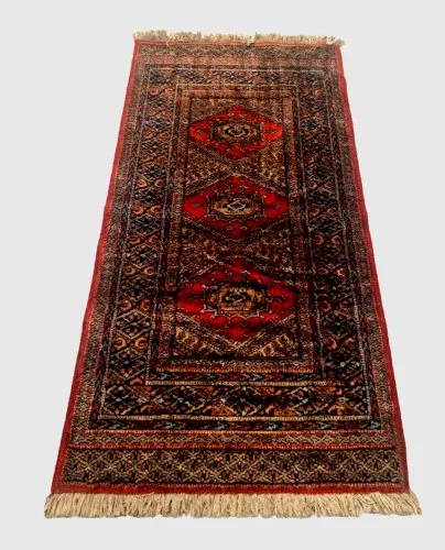 Tapis ancien en laine Tapisserie Tissus ancien Descente de lit XX siècle