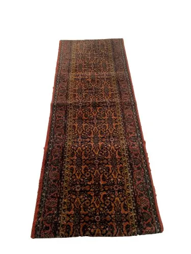 Tapis de couloir en laine XX siècle