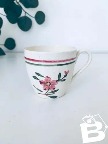 Tasse ancienne Sarreguemines