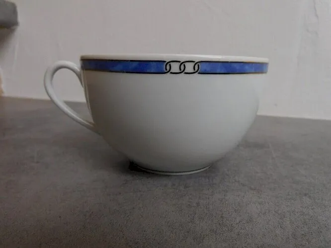 TASSE CHRISTOFLE PORCELAINE MICRO GOLD