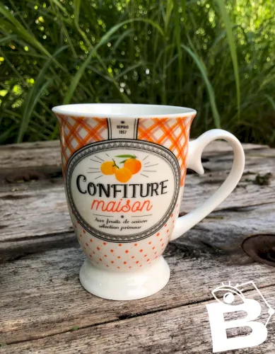 Tasse décors pot de confiture