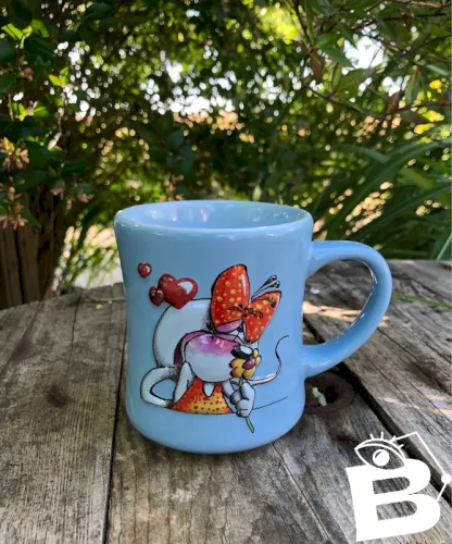 Tasse Diddl bleue