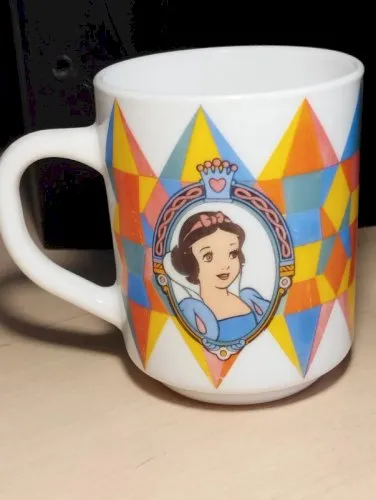 Tasse Disney blanche neige ancienne