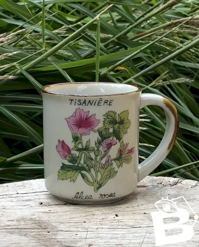 Tasse en grès vintage Alcéa Rosea