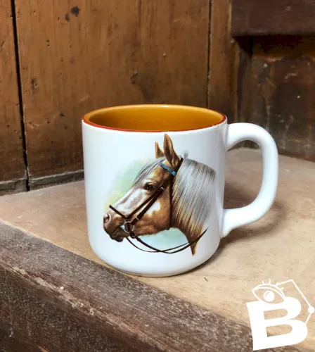 Tasse motif cheval