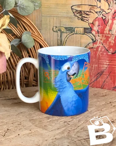 Tasse Perroquet bleu RIO