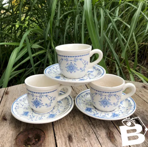 Tasses à café et soucoupes GIEN