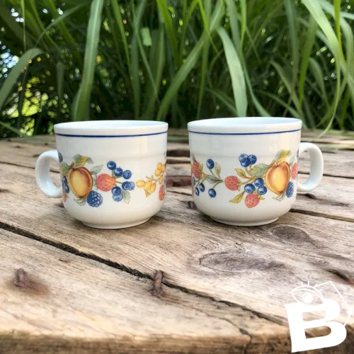 Tasses à expresso en porcelaine Italienne Richard Ginori