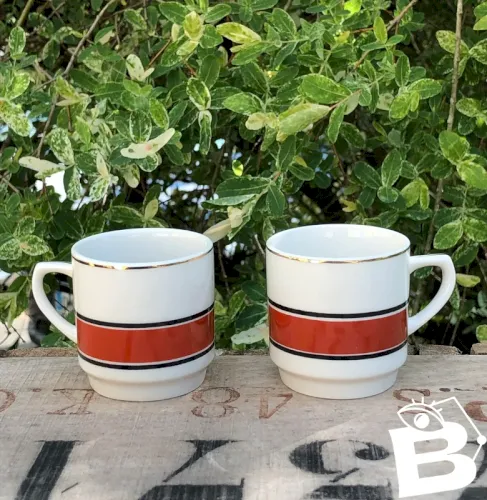 Tasses à expresso vintage Kun-Lun