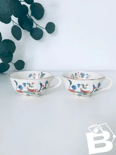 Tasses anciennes Boch Frères