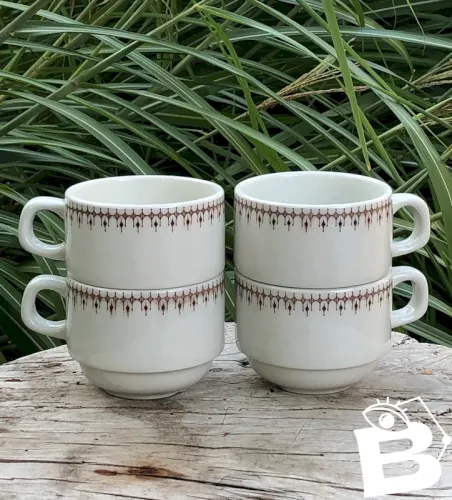 Tasses bistrot vintage Grindley