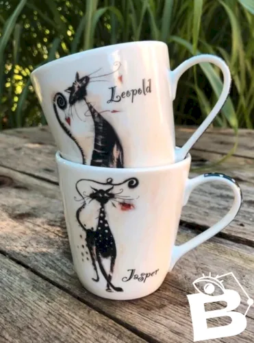 Tasses chats naïfs Portmeirion Pimpernel